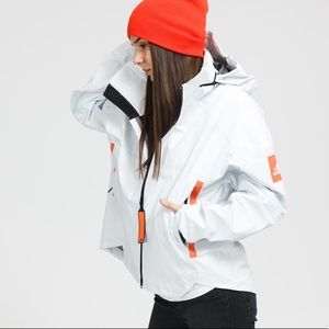 XL Adidas Women’s My Shelter Jacket, Core White